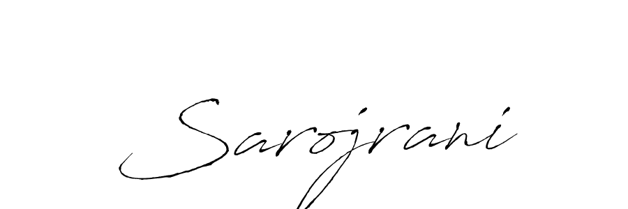 Create a beautiful signature design for name Sarojrani. With this signature (Antro_Vectra) fonts, you can make a handwritten signature for free. Sarojrani signature style 6 images and pictures png