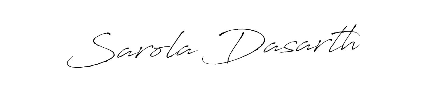 Also we have Sarola Dasarth name is the best signature style. Create professional handwritten signature collection using Antro_Vectra autograph style. Sarola Dasarth signature style 6 images and pictures png