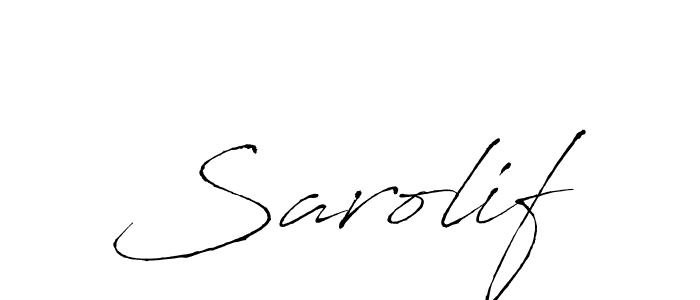 Make a short Sarolif signature style. Manage your documents anywhere anytime using Antro_Vectra. Create and add eSignatures, submit forms, share and send files easily. Sarolif signature style 6 images and pictures png