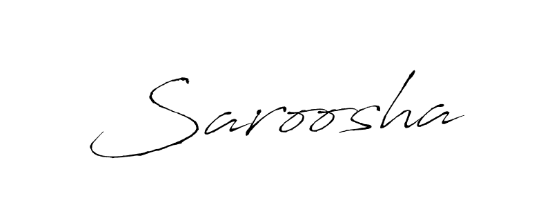 How to Draw Saroosha signature style? Antro_Vectra is a latest design signature styles for name Saroosha. Saroosha signature style 6 images and pictures png