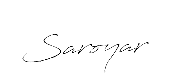 Saroyar stylish signature style. Best Handwritten Sign (Antro_Vectra) for my name. Handwritten Signature Collection Ideas for my name Saroyar. Saroyar signature style 6 images and pictures png