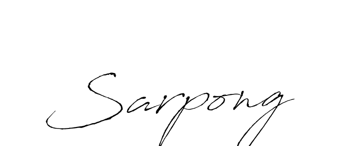 You should practise on your own different ways (Antro_Vectra) to write your name (Sarpong) in signature. don't let someone else do it for you. Sarpong signature style 6 images and pictures png