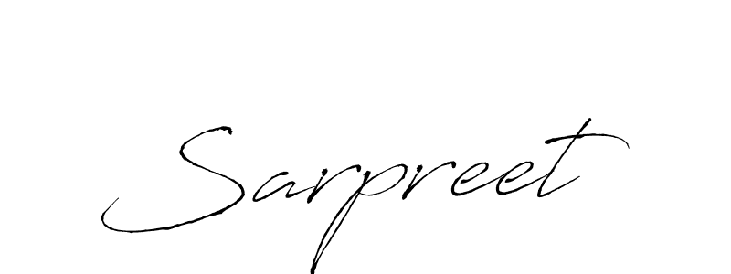 Sarpreet stylish signature style. Best Handwritten Sign (Antro_Vectra) for my name. Handwritten Signature Collection Ideas for my name Sarpreet. Sarpreet signature style 6 images and pictures png
