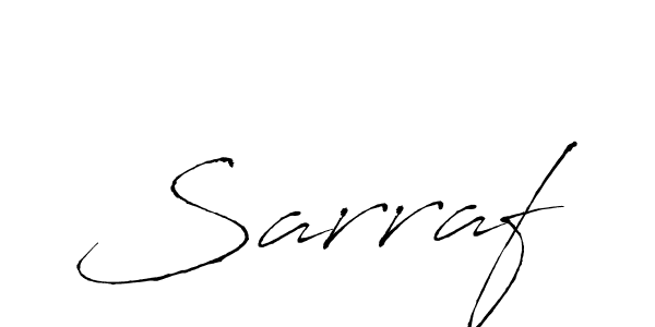 Design your own signature with our free online signature maker. With this signature software, you can create a handwritten (Antro_Vectra) signature for name Sarraf. Sarraf signature style 6 images and pictures png