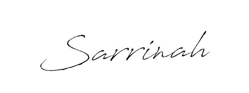 How to make Sarrinah signature? Antro_Vectra is a professional autograph style. Create handwritten signature for Sarrinah name. Sarrinah signature style 6 images and pictures png