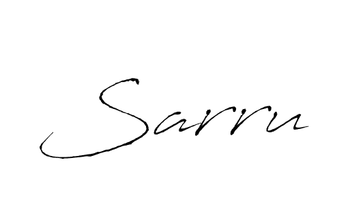 How to make Sarru name signature. Use Antro_Vectra style for creating short signs online. This is the latest handwritten sign. Sarru signature style 6 images and pictures png
