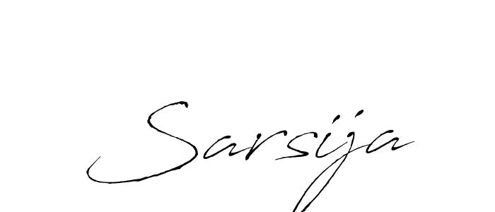 Design your own signature with our free online signature maker. With this signature software, you can create a handwritten (Antro_Vectra) signature for name Sarsija. Sarsija signature style 6 images and pictures png
