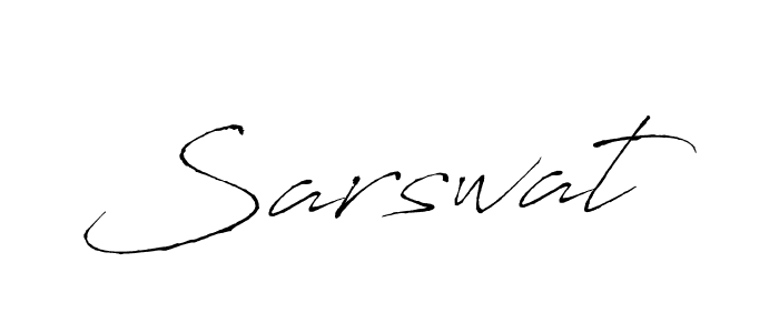 How to make Sarswat name signature. Use Antro_Vectra style for creating short signs online. This is the latest handwritten sign. Sarswat signature style 6 images and pictures png