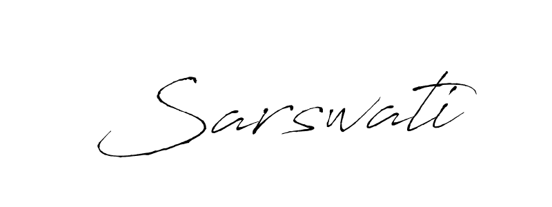 Sarswati stylish signature style. Best Handwritten Sign (Antro_Vectra) for my name. Handwritten Signature Collection Ideas for my name Sarswati. Sarswati signature style 6 images and pictures png