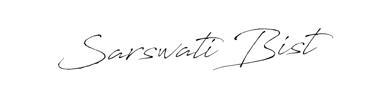 Similarly Antro_Vectra is the best handwritten signature design. Signature creator online .You can use it as an online autograph creator for name Sarswati Bist. Sarswati Bist signature style 6 images and pictures png