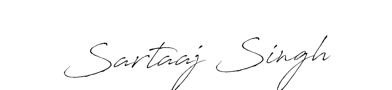 Design your own signature with our free online signature maker. With this signature software, you can create a handwritten (Antro_Vectra) signature for name Sartaaj Singh. Sartaaj Singh signature style 6 images and pictures png