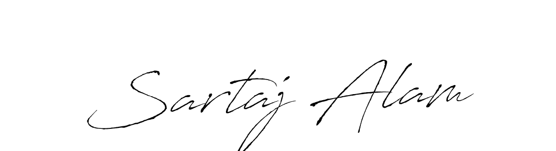 Create a beautiful signature design for name Sartaj Alam. With this signature (Antro_Vectra) fonts, you can make a handwritten signature for free. Sartaj Alam signature style 6 images and pictures png