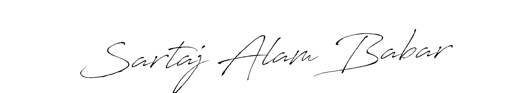 Also You can easily find your signature by using the search form. We will create Sartaj Alam Babar name handwritten signature images for you free of cost using Antro_Vectra sign style. Sartaj Alam Babar signature style 6 images and pictures png