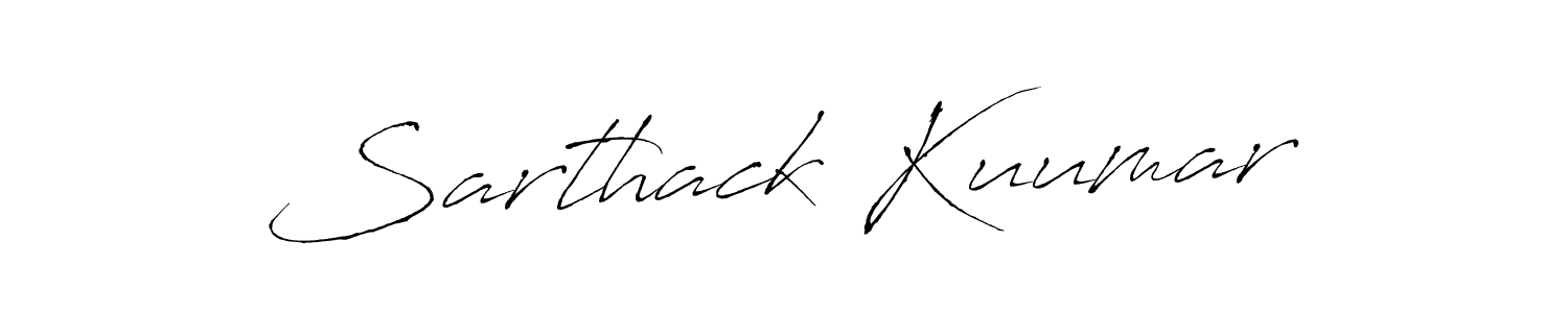 Similarly Antro_Vectra is the best handwritten signature design. Signature creator online .You can use it as an online autograph creator for name Sarthack Kuumar. Sarthack Kuumar signature style 6 images and pictures png