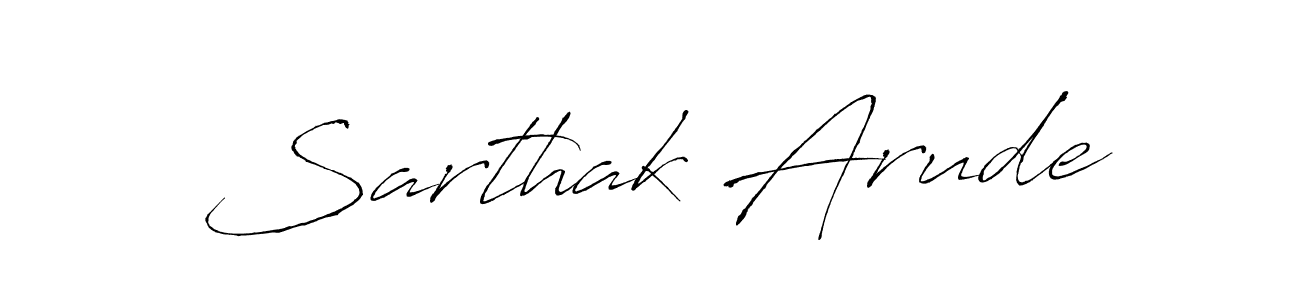 It looks lik you need a new signature style for name Sarthak Arude. Design unique handwritten (Antro_Vectra) signature with our free signature maker in just a few clicks. Sarthak Arude signature style 6 images and pictures png