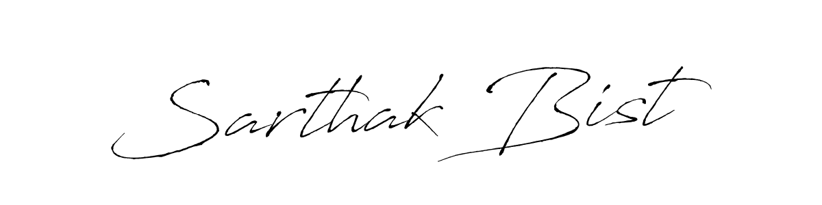 Use a signature maker to create a handwritten signature online. With this signature software, you can design (Antro_Vectra) your own signature for name Sarthak Bist. Sarthak Bist signature style 6 images and pictures png