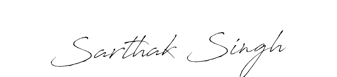 Also we have Sarthak Singh name is the best signature style. Create professional handwritten signature collection using Antro_Vectra autograph style. Sarthak Singh signature style 6 images and pictures png