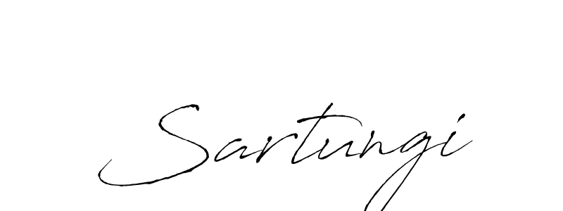 The best way (Antro_Vectra) to make a short signature is to pick only two or three words in your name. The name Sartungi include a total of six letters. For converting this name. Sartungi signature style 6 images and pictures png