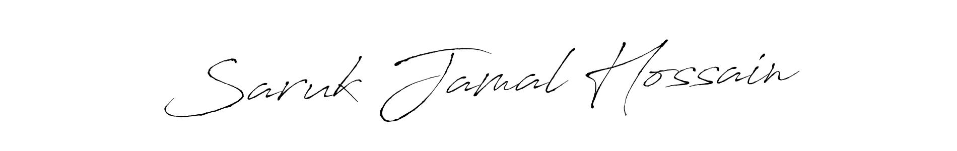 Make a beautiful signature design for name Saruk Jamal Hossain. With this signature (Antro_Vectra) style, you can create a handwritten signature for free. Saruk Jamal Hossain signature style 6 images and pictures png