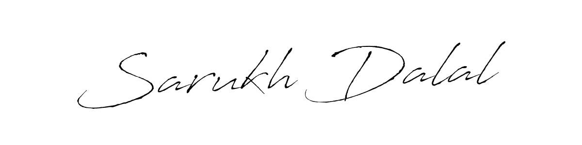 This is the best signature style for the Sarukh Dalal name. Also you like these signature font (Antro_Vectra). Mix name signature. Sarukh Dalal signature style 6 images and pictures png