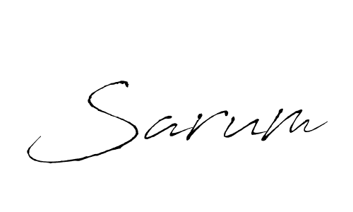 Use a signature maker to create a handwritten signature online. With this signature software, you can design (Antro_Vectra) your own signature for name Sarum. Sarum signature style 6 images and pictures png