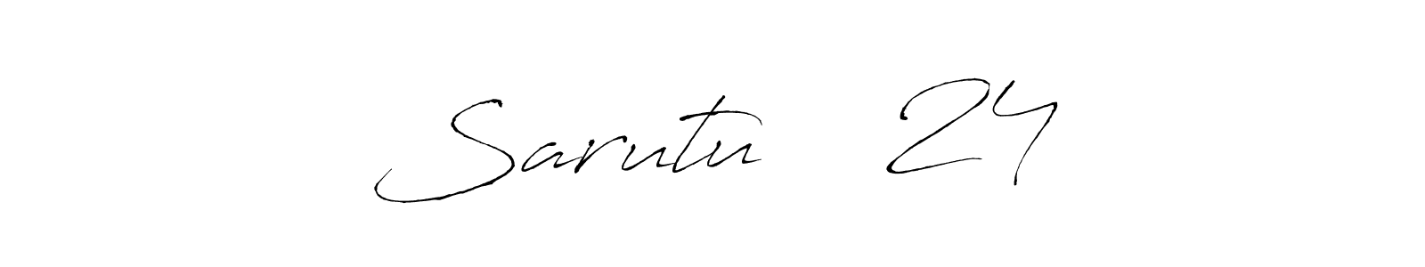 You should practise on your own different ways (Antro_Vectra) to write your name (Sarutu ❤️ 24) in signature. don't let someone else do it for you. Sarutu ❤️ 24 signature style 6 images and pictures png