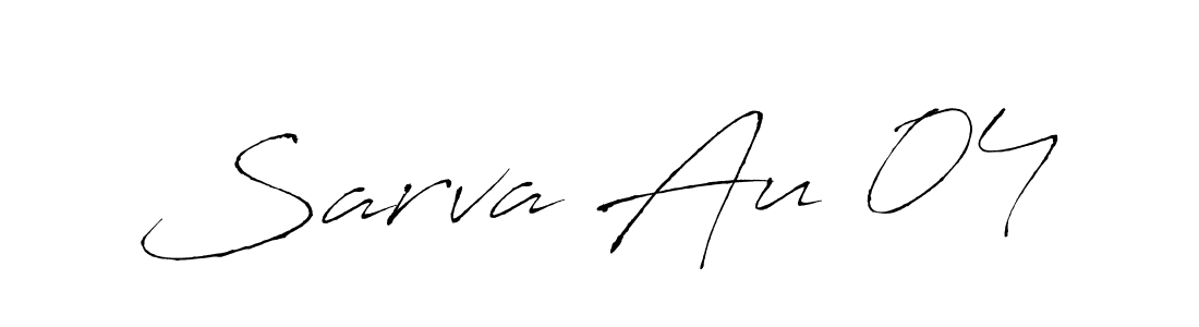 Similarly Antro_Vectra is the best handwritten signature design. Signature creator online .You can use it as an online autograph creator for name Sarva Au 04. Sarva Au 04 signature style 6 images and pictures png