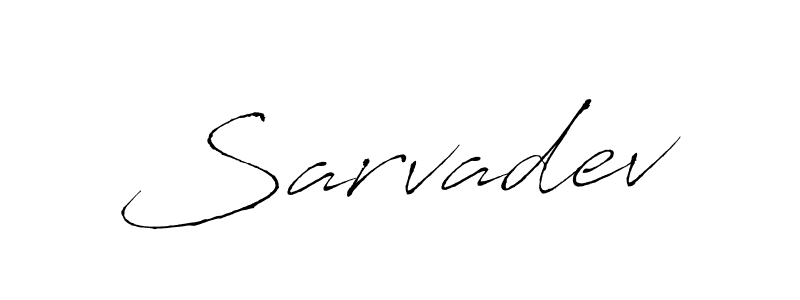 Also we have Sarvadev name is the best signature style. Create professional handwritten signature collection using Antro_Vectra autograph style. Sarvadev signature style 6 images and pictures png