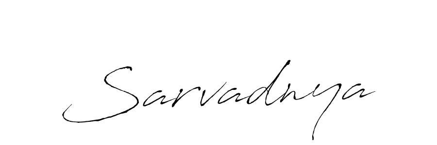 Design your own signature with our free online signature maker. With this signature software, you can create a handwritten (Antro_Vectra) signature for name Sarvadnya. Sarvadnya signature style 6 images and pictures png