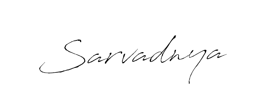 Design your own signature with our free online signature maker. With this signature software, you can create a handwritten (Antro_Vectra) signature for name Sarvadnya. Sarvadnya signature style 6 images and pictures png