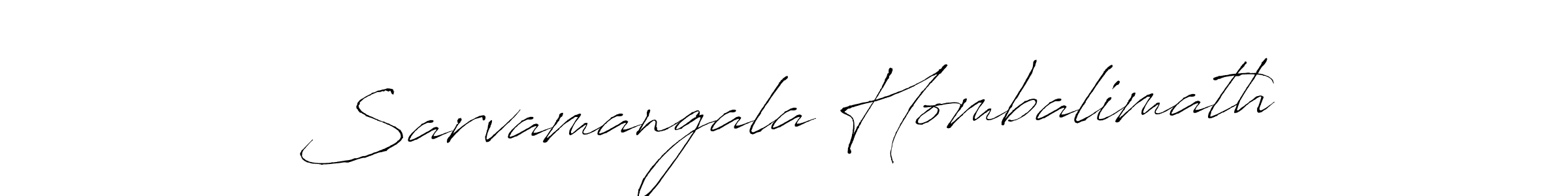 Use a signature maker to create a handwritten signature online. With this signature software, you can design (Antro_Vectra) your own signature for name Sarvamangala Hombalimath. Sarvamangala Hombalimath signature style 6 images and pictures png
