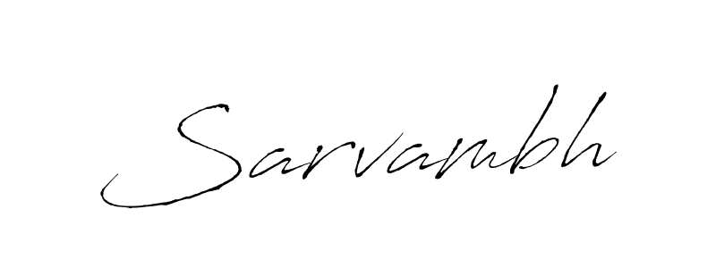 Make a beautiful signature design for name Sarvambh. Use this online signature maker to create a handwritten signature for free. Sarvambh signature style 6 images and pictures png