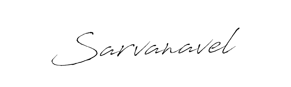 Make a beautiful signature design for name Sarvanavel. With this signature (Antro_Vectra) style, you can create a handwritten signature for free. Sarvanavel signature style 6 images and pictures png