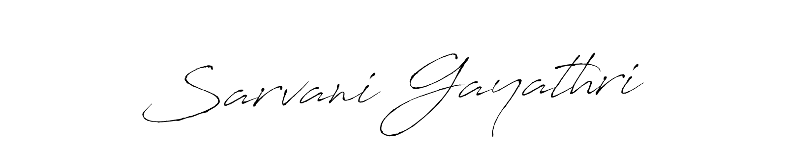 Antro_Vectra is a professional signature style that is perfect for those who want to add a touch of class to their signature. It is also a great choice for those who want to make their signature more unique. Get Sarvani Gayathri name to fancy signature for free. Sarvani Gayathri signature style 6 images and pictures png