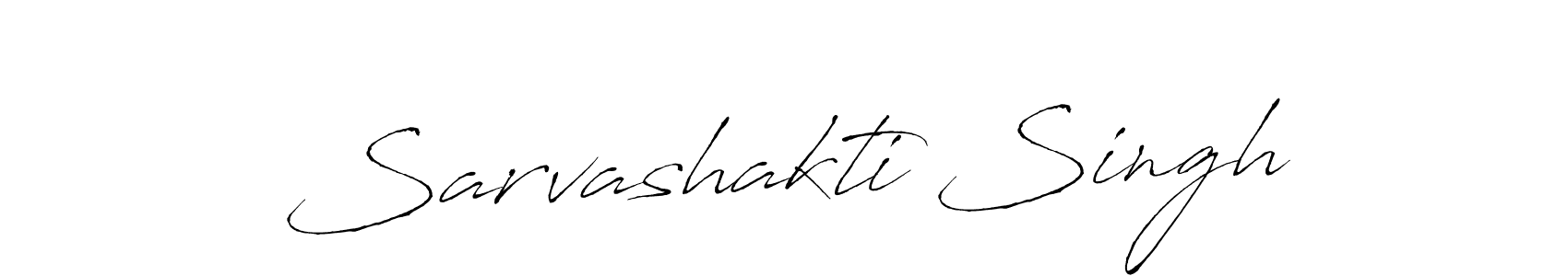 Sarvashakti Singh stylish signature style. Best Handwritten Sign (Antro_Vectra) for my name. Handwritten Signature Collection Ideas for my name Sarvashakti Singh. Sarvashakti Singh signature style 6 images and pictures png