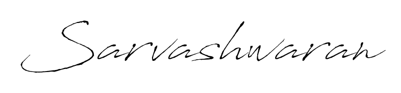 Explore multiple handwriting variations for Sarvashwaran including this stunning Antro_Vectra design. Free to use across all platforms. Sarvashwaran signature style 6 images and pictures png