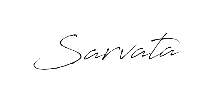 Make a beautiful signature design for name Sarvata. With this signature (Antro_Vectra) style, you can create a handwritten signature for free. Sarvata signature style 6 images and pictures png