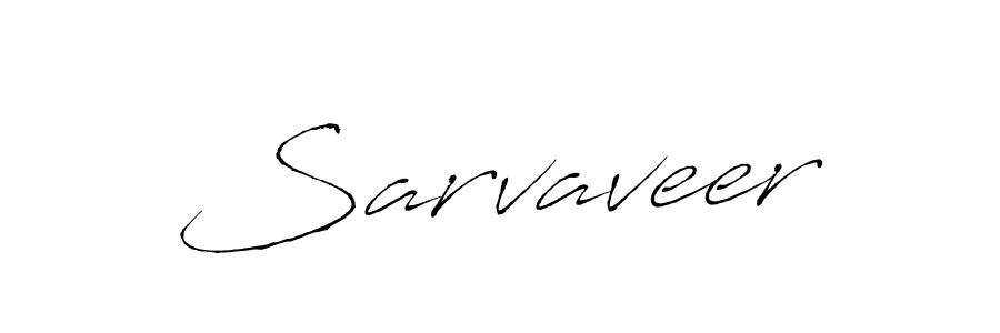 Create a beautiful signature design for name Sarvaveer. With this signature (Antro_Vectra) fonts, you can make a handwritten signature for free. Sarvaveer signature style 6 images and pictures png