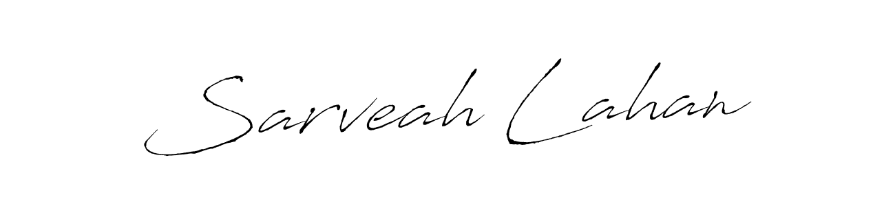 It looks lik you need a new signature style for name Sarveah Lahan. Design unique handwritten (Antro_Vectra) signature with our free signature maker in just a few clicks. Sarveah Lahan signature style 6 images and pictures png