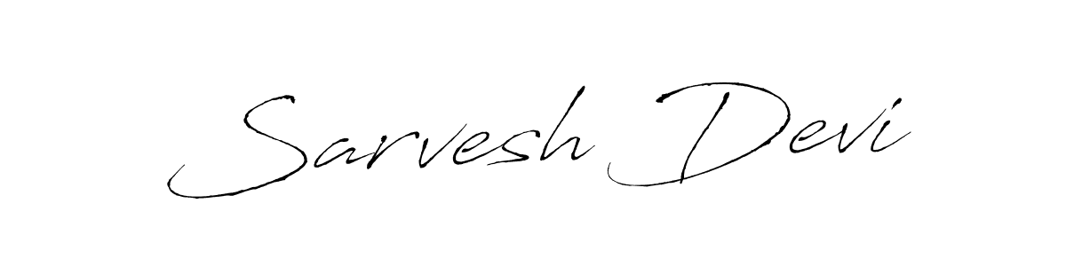 The best way (Antro_Vectra) to make a short signature is to pick only two or three words in your name. The name Sarvesh Devi include a total of six letters. For converting this name. Sarvesh Devi signature style 6 images and pictures png