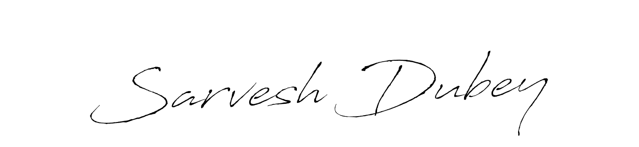 How to make Sarvesh Dubey signature? Antro_Vectra is a professional autograph style. Create handwritten signature for Sarvesh Dubey name. Sarvesh Dubey signature style 6 images and pictures png