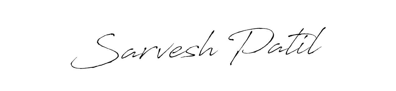 Design your own signature with our free online signature maker. With this signature software, you can create a handwritten (Antro_Vectra) signature for name Sarvesh Patil. Sarvesh Patil signature style 6 images and pictures png