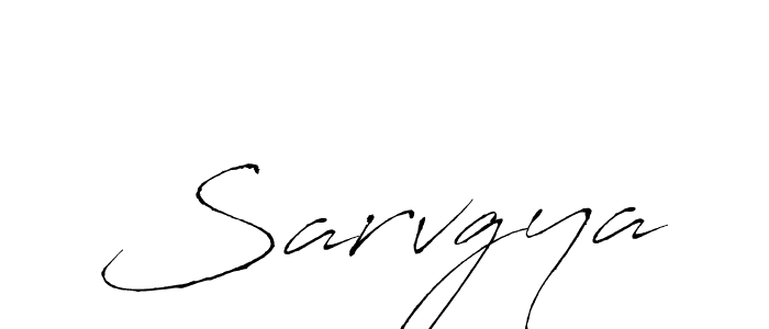 Create a beautiful signature design for name Sarvgya. With this signature (Antro_Vectra) fonts, you can make a handwritten signature for free. Sarvgya signature style 6 images and pictures png