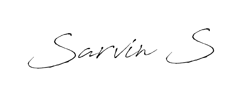 How to Draw Sarvin S signature style? Antro_Vectra is a latest design signature styles for name Sarvin S. Sarvin S signature style 6 images and pictures png