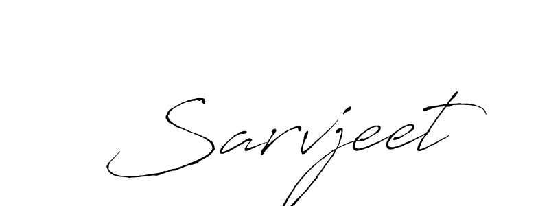 Make a beautiful signature design for name Sarvjeet. With this signature (Antro_Vectra) style, you can create a handwritten signature for free. Sarvjeet signature style 6 images and pictures png