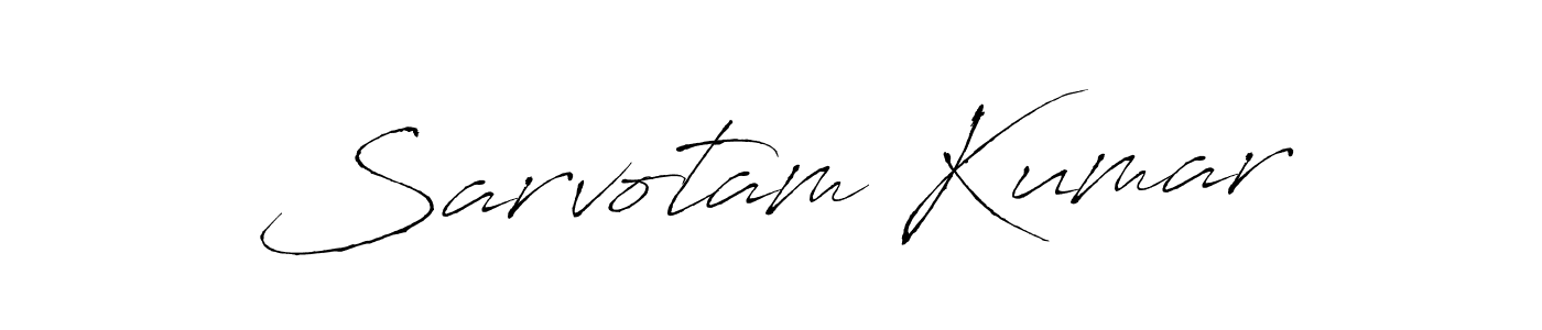 Antro_Vectra is a professional signature style that is perfect for those who want to add a touch of class to their signature. It is also a great choice for those who want to make their signature more unique. Get Sarvotam Kumar name to fancy signature for free. Sarvotam Kumar signature style 6 images and pictures png