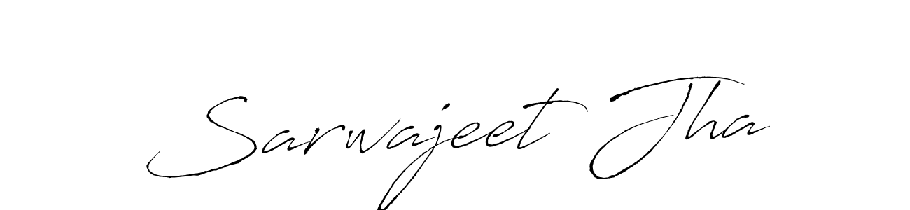 Make a beautiful signature design for name Sarwajeet Jha. Use this online signature maker to create a handwritten signature for free. Sarwajeet Jha signature style 6 images and pictures png