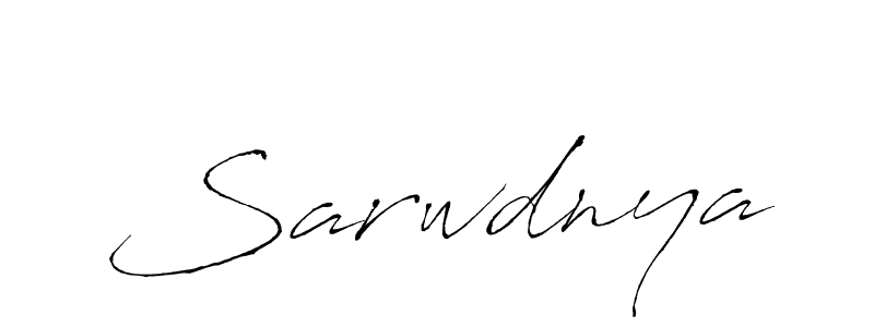 How to make Sarwdnya name signature. Use Antro_Vectra style for creating short signs online. This is the latest handwritten sign. Sarwdnya signature style 6 images and pictures png