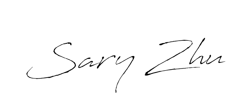 Also we have Sary Zhu name is the best signature style. Create professional handwritten signature collection using Antro_Vectra autograph style. Sary Zhu signature style 6 images and pictures png