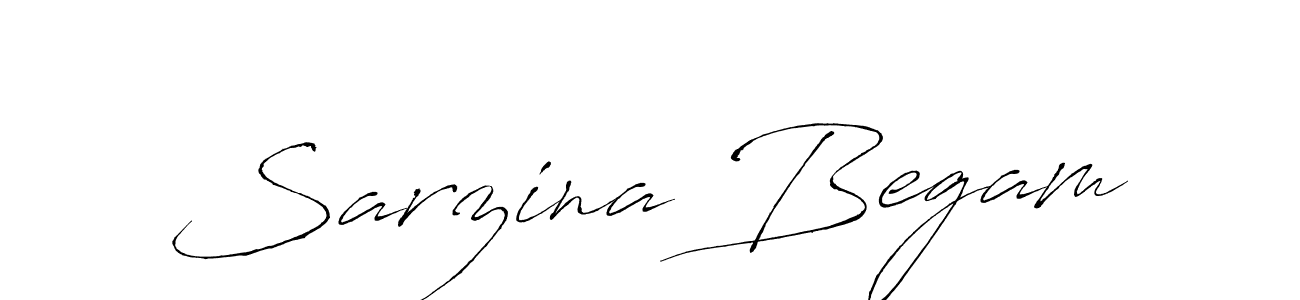 It looks lik you need a new signature style for name Sarzina Begam. Design unique handwritten (Antro_Vectra) signature with our free signature maker in just a few clicks. Sarzina Begam signature style 6 images and pictures png